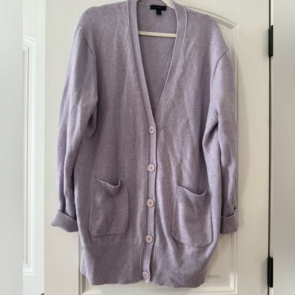 J. Crew Light Purple Women's Cardigan
